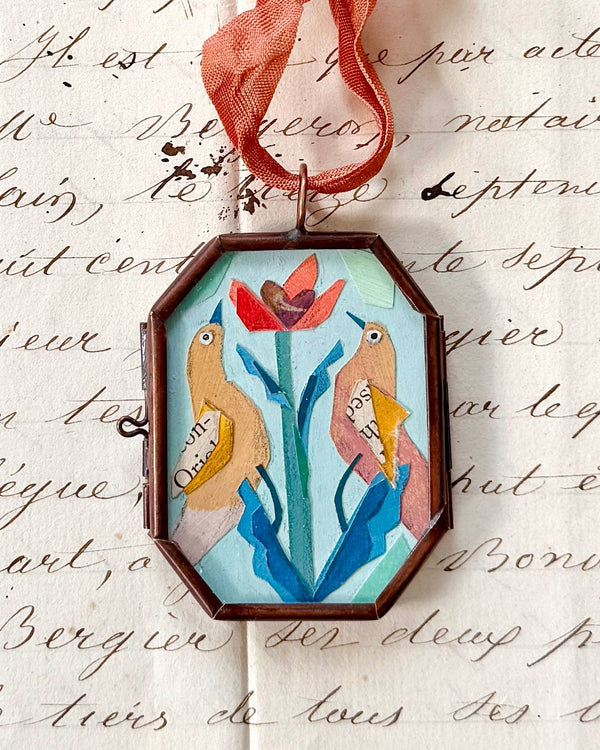 Love Birds ~ Small Locket