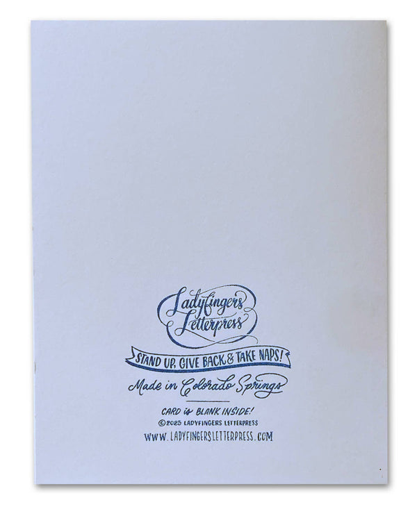 Wishing You All the Best Risograph Holiday Card