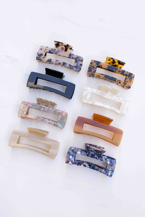 Eco Original Rectangle Hair Claw Clip