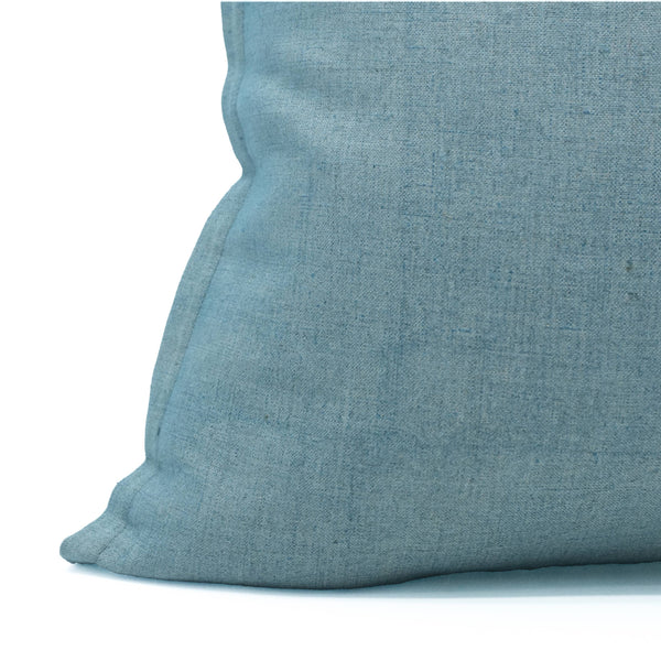 Hand Block Print Thick Linen Oxford Pillow Cover – Solid