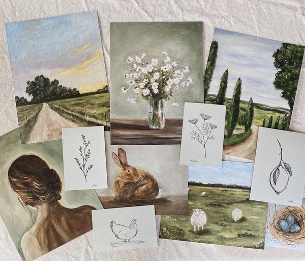 LES FLEURS - Art Print (unframed)