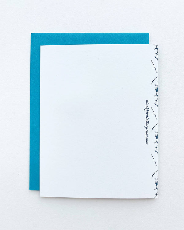 Love you forever fox pattern card