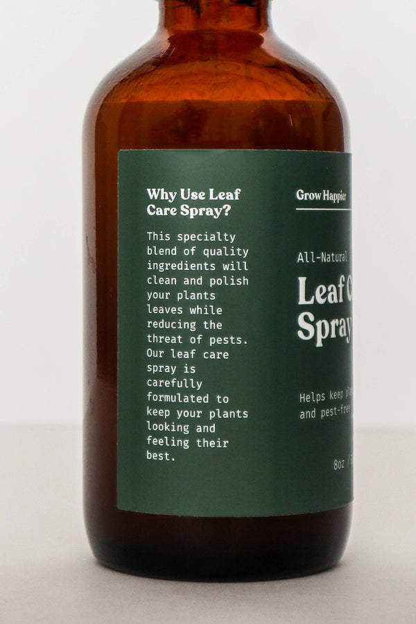 Leaf Care Spray - 8oz l Plant Leaf Cleaner and Shine