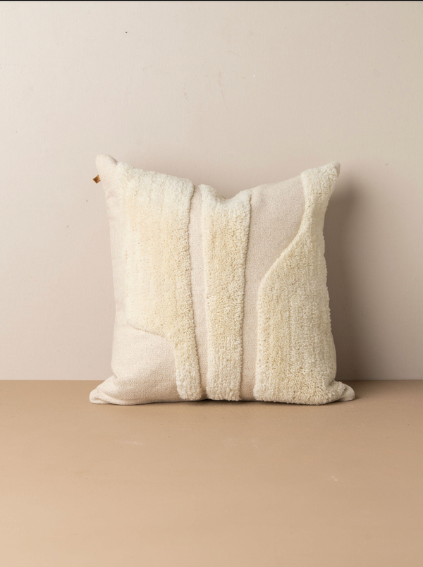 Abstract Cushions - Ivory