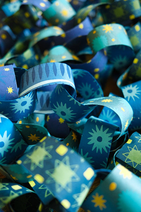 Blue and Yellow Paper Chain Kit