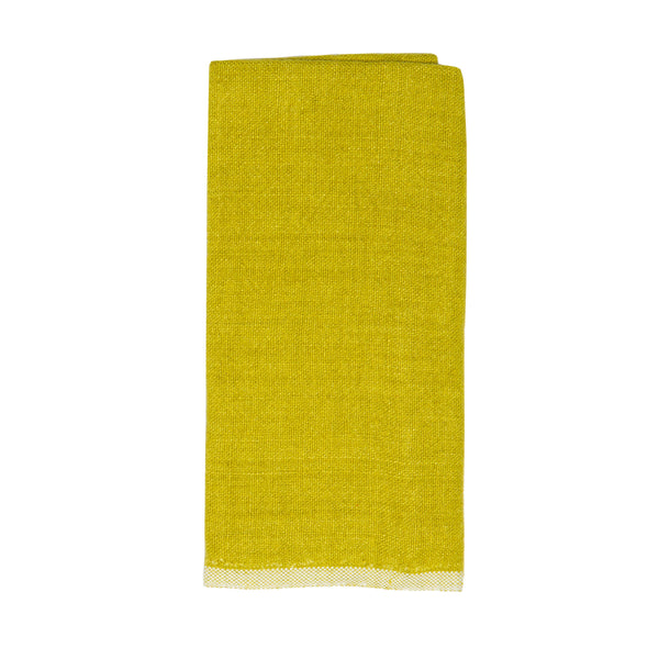 Chunky Linen Lime Towel 20x30