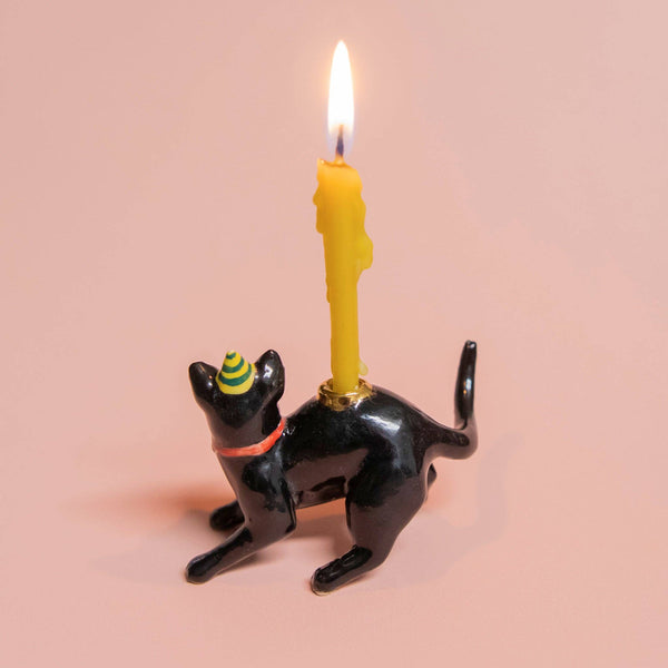 Black Cat Cake Topper