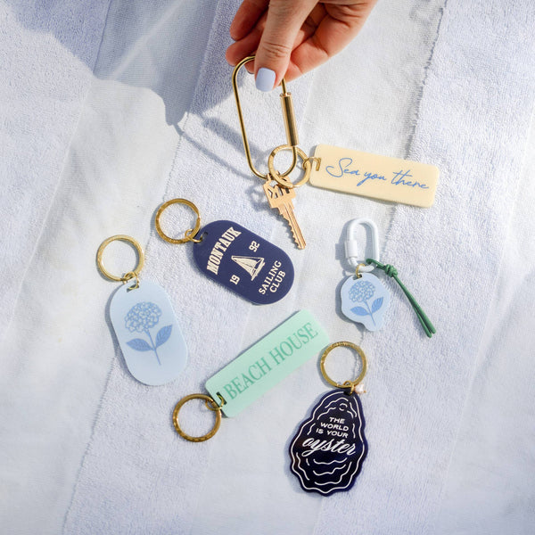 Hydrangea Pill Keychain