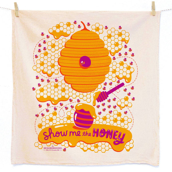 POLLINATOR GARDEN (Honey, Poppy, Sunflower) -Tea Towel Set 3