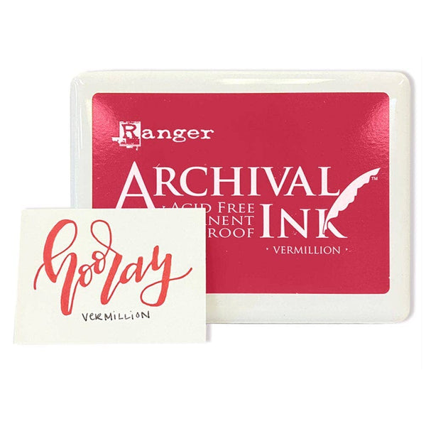 Jumbo Archival Ink™ Pads Vermillion