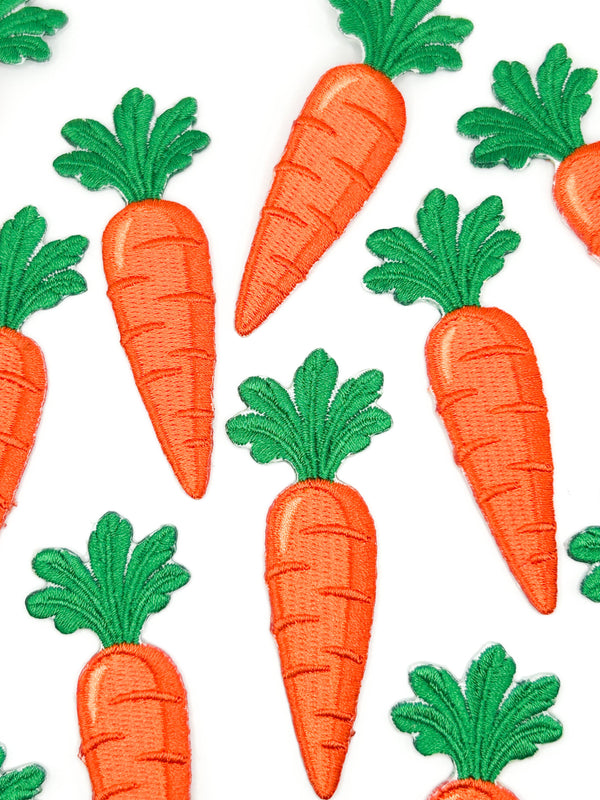 Embroidered Carrot Patch Vegetable Garden Patch Farmers