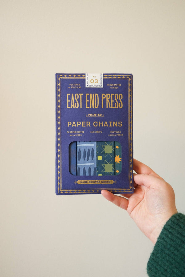 Blue and Yellow Paper Chain Kit