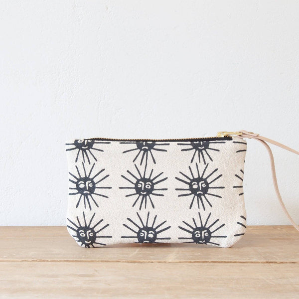 WORN BLACK HAPPY SAD SUN WRISTLET