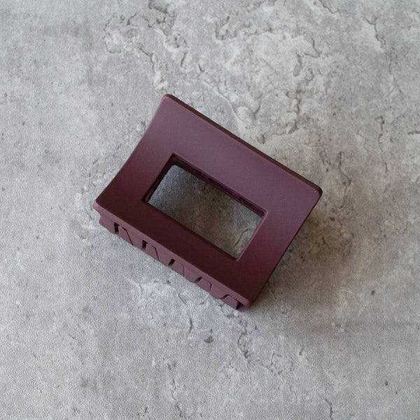 Matte Rectangle shaped Daily Design Hair Claw