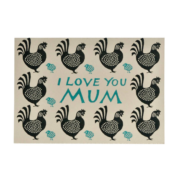 Card Hen and Chick