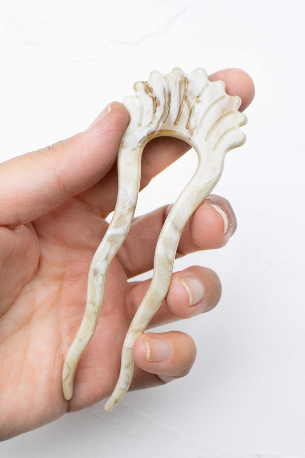 Antique Wave French Hair Pin