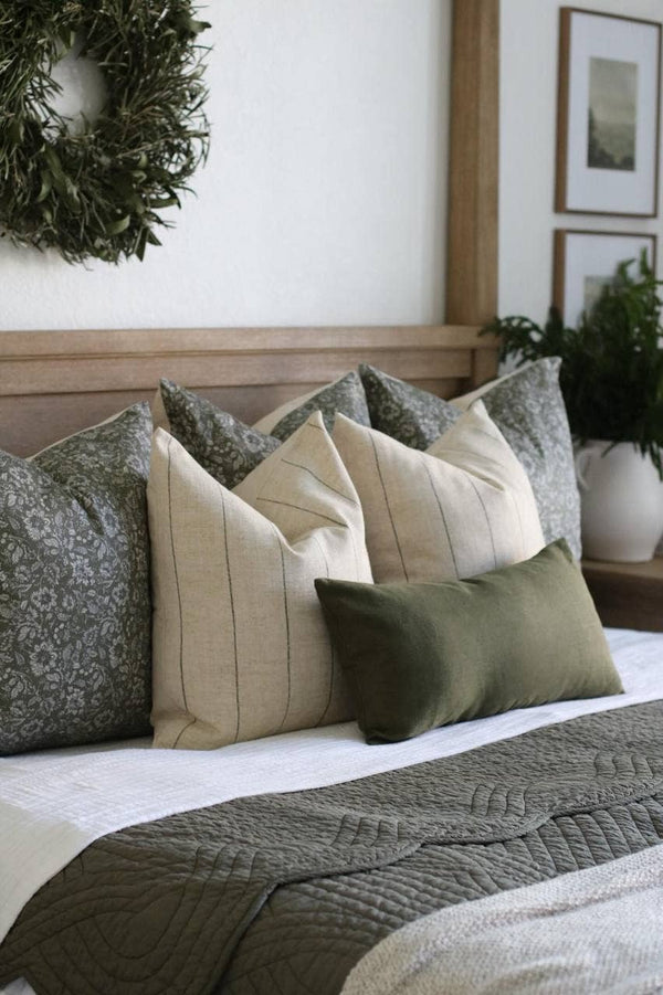 Natural Throw Pillow | Evans