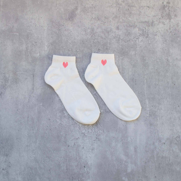 Mini Heart Ankle Socks