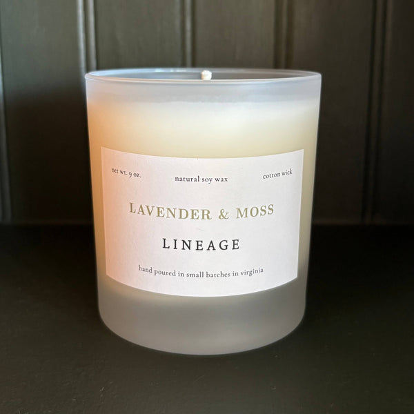 Lavender & Moss Candle