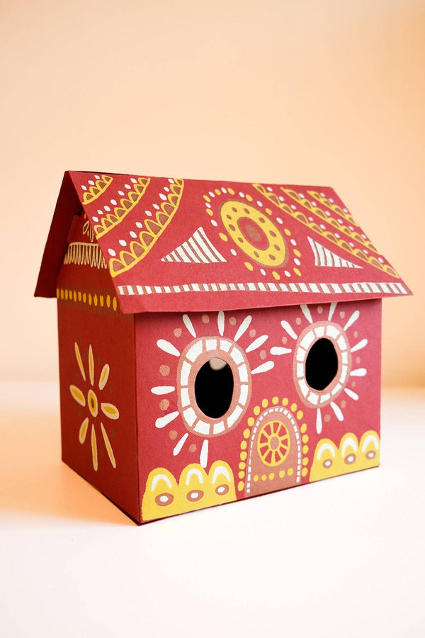 LARGE GINGERBREAD HOUSE DECORATIVE GIFT BOX