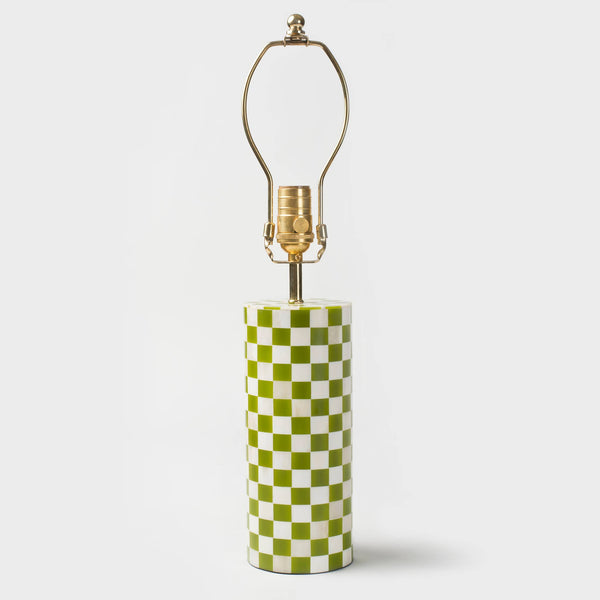 Checker Table Lamps - NEW colors