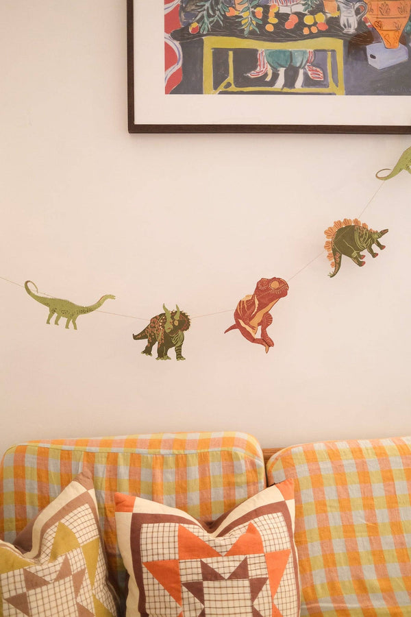 DINOSAURS SEWN GARLAND