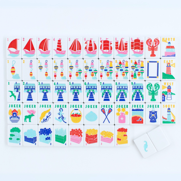 THE NEW ENGLAND SERIES | Mahjong with Nautical Flair