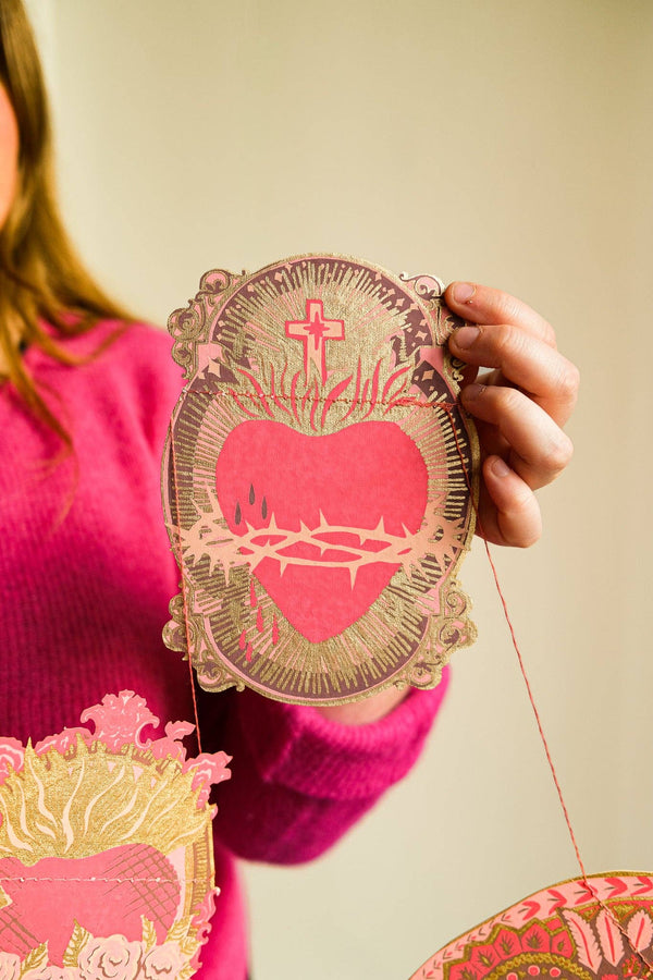 Saint Valentine Sewn Garland