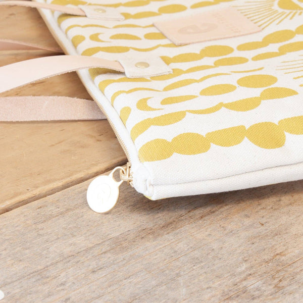 OCHRE SUN + MOON FOLDER BAG