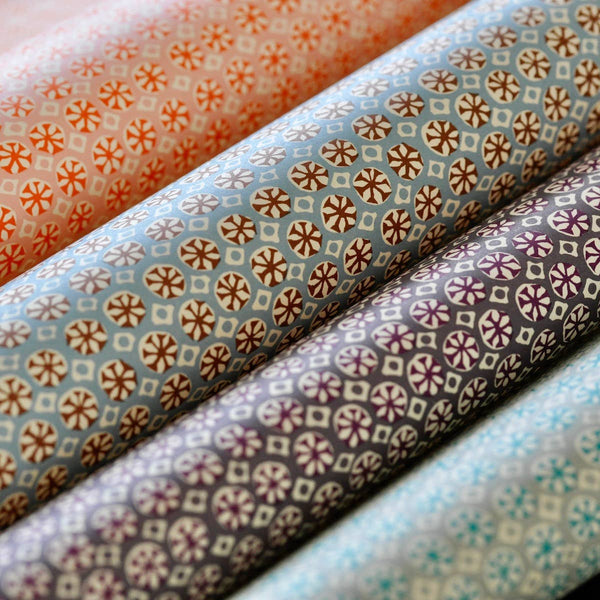 Patterned Paper Sea Urchin Sky and Cocoa