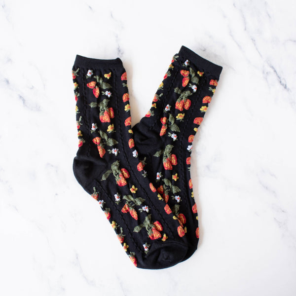 Strawberry Farm Casual Socks