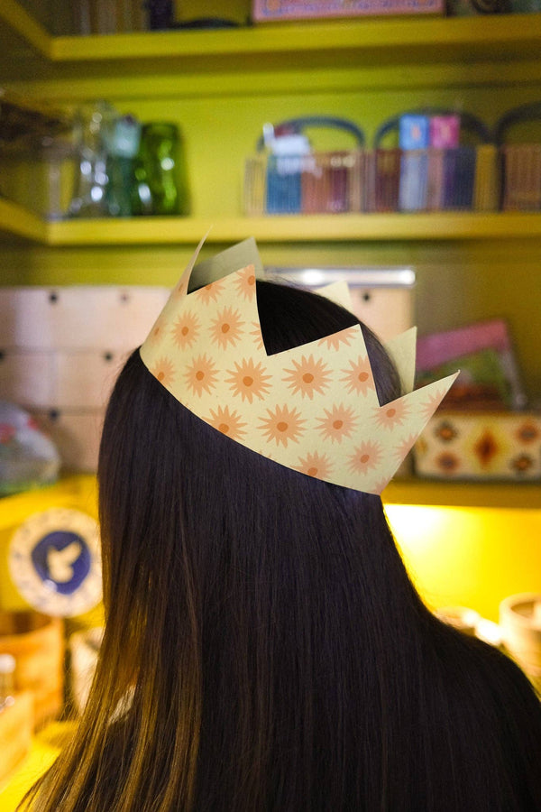 Yellow Paper Crowns
