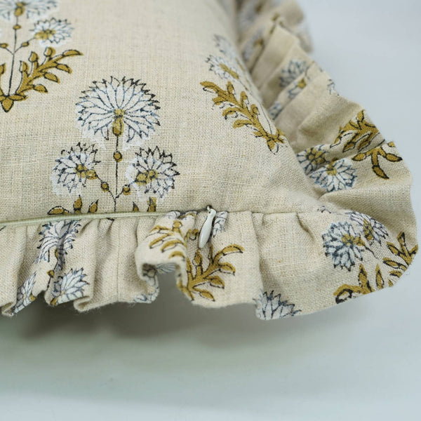 Decorative Block Print Table Pillow Cover- Rishi