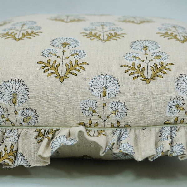 Decorative Block Print Table Pillow Cover- Rishi