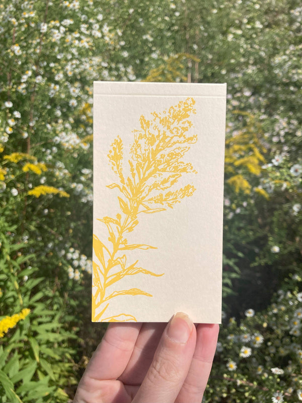 Mini Goldenrod Notebook