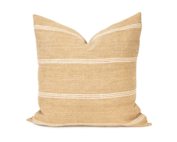 Priya - Tan Indian Wool Pillow Covers