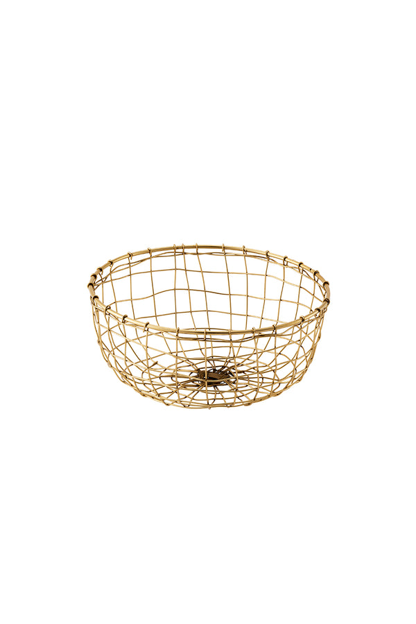 IRON WIRE BASKET ROUND SHALLOW (M)