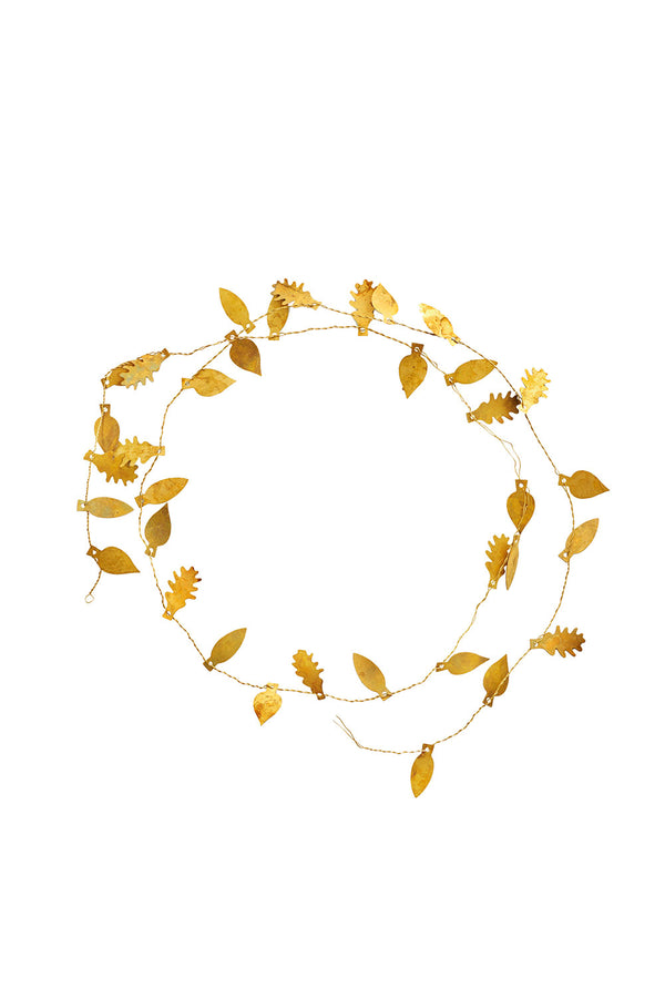 Brass Leaf Garland