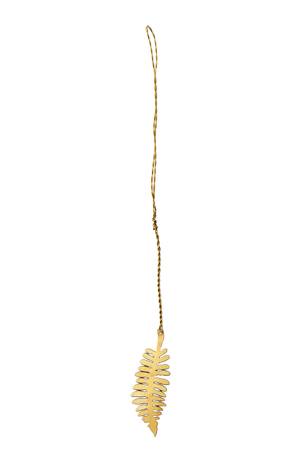 Brass Leaf Ornament (J)