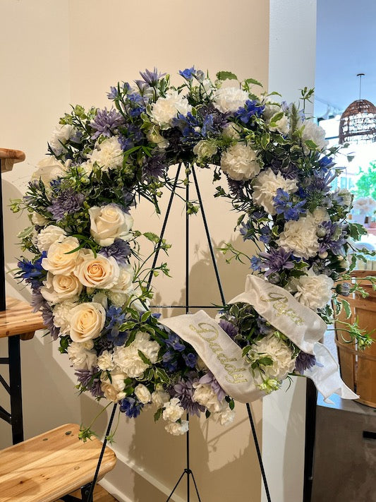 Standing Floral Wreath