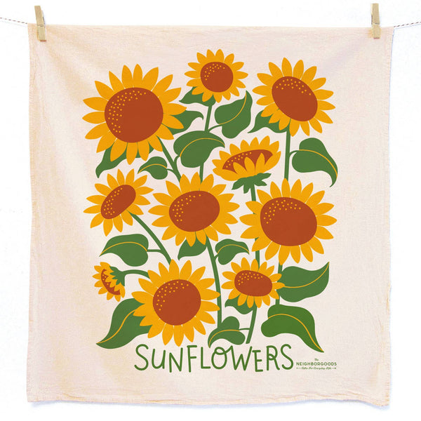 POLLINATOR GARDEN (Honey, Poppy, Sunflower) -Tea Towel Set 3