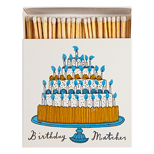 Birthday Cake | Square - Safety Matches