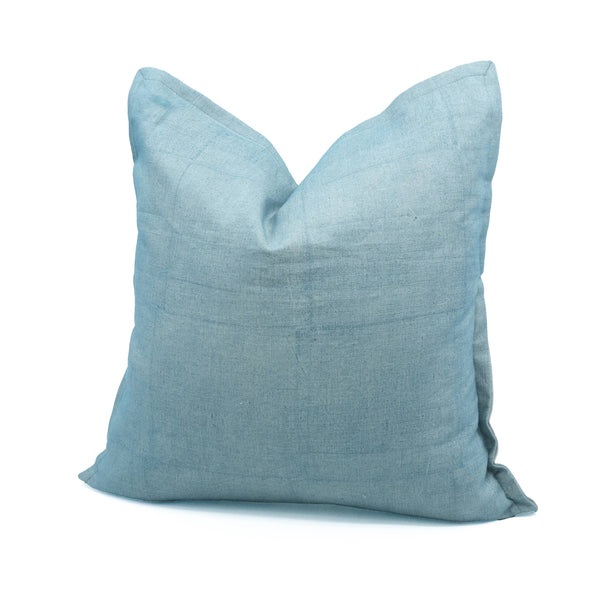 Hand Block Print Thick Linen Oxford Pillow Cover – Solid