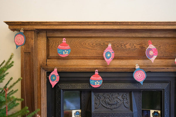 BAUBLES SEWN GARLAND