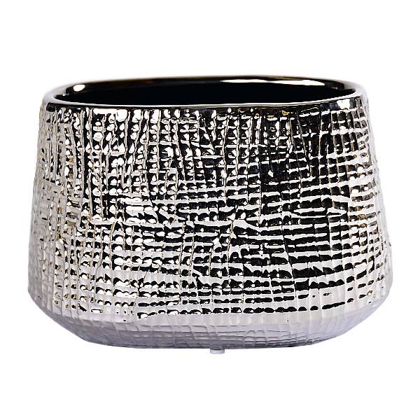 Oval Textured Ceramic Vase (TULLE5)