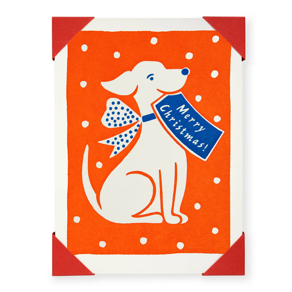 Christmas Dog | Notelet Christmas Card (5-Pack) 🎄