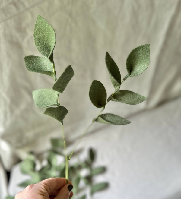Felt Greenery Stems