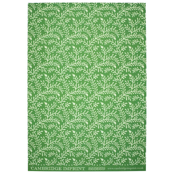Patterned Paper Sprig Pea Green