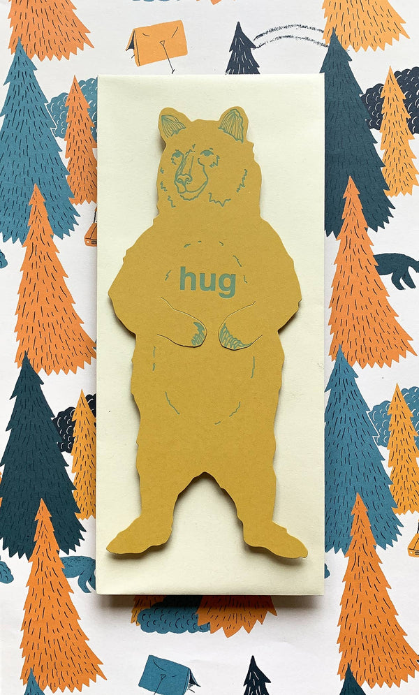 Grizzly bear hug gift card