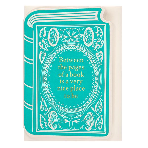 Between The Pages | Cut-Out - Greeting Card